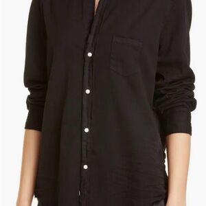 Frank & Eileen Black Eileen Relaxed Shirt, Size Medium